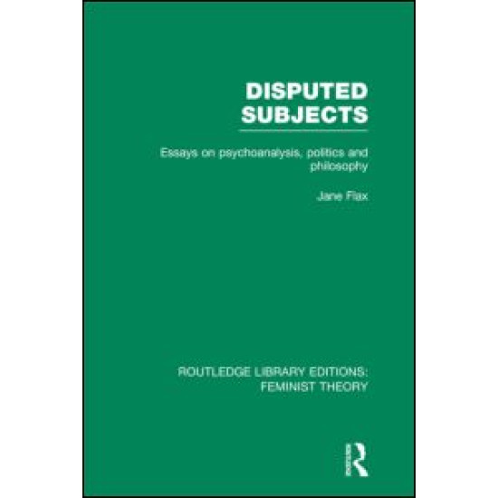 Disputed Subjects (RLE Feminist Theory) Disputed Subjects (RLE Feminist Theory)