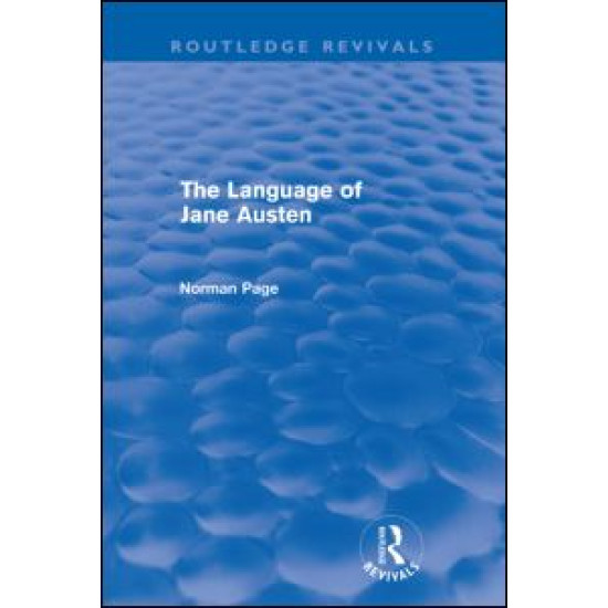 The Language of Jane Austen (Routledge Revivals)
