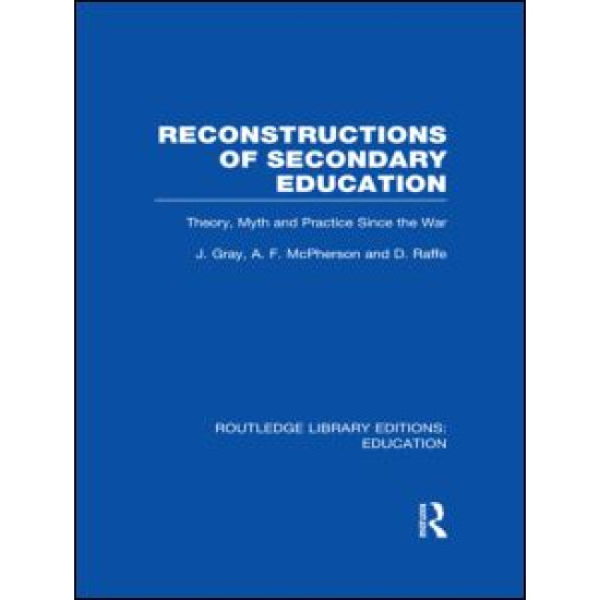 Reconstructions of Secondary Education