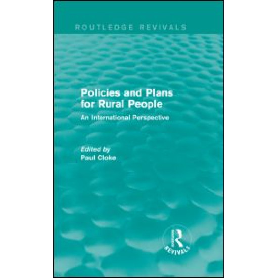 Policies and Plans for Rural People (Routledge Revivals)