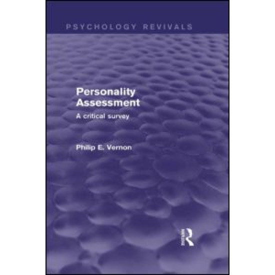 Personality Assessment (Psychology Revivals)