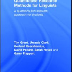 Quantitative Research Methods for Linguists Quantitative Research Methods for Linguists