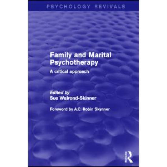 Family and Marital Psychotherapy Family and Marital Psychotherapy