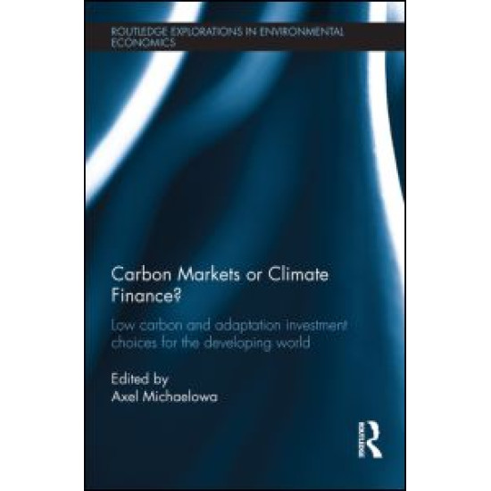 Carbon Markets or Climate Finance?