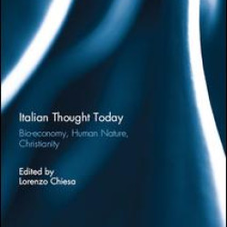 Italian Thought Today Italian Thought Today