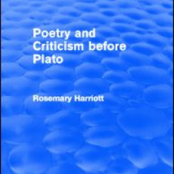 Poetry and Criticism before Plato (Routledge Revivals)