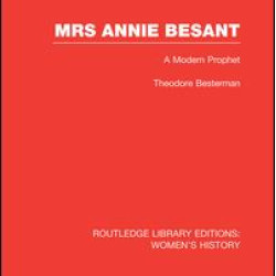 Mrs Annie Besant