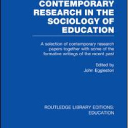 Contemporary Research in the Sociology of Education (RLE Edu L) Contemporary Research in the Sociology of Education (RLE Edu L)