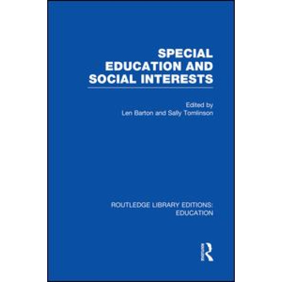 Special Education and Social Interests (RLE Edu M) Special Education and Social Interests (RLE Edu M)