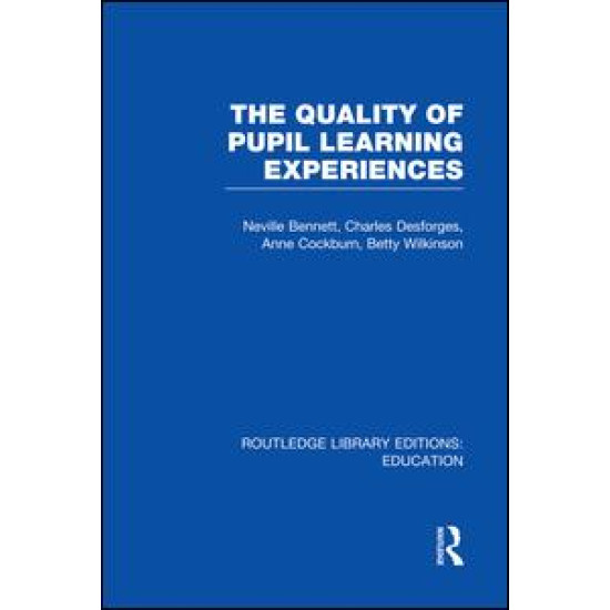 Quality of Pupil Learning Experiences (RLE Edu O) Quality of Pupil Learning Experiences (RLE Edu O)