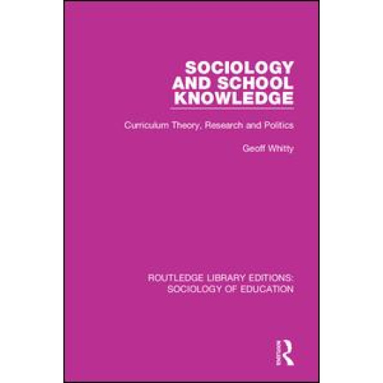 Sociology and School Knowledge