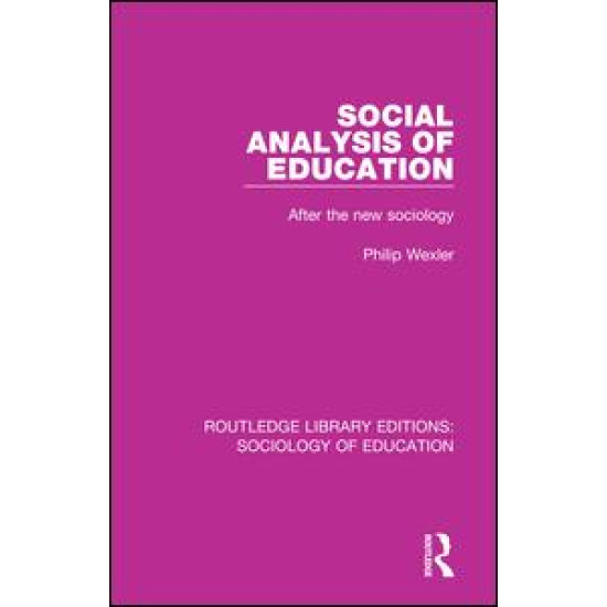 Social Analysis of Education