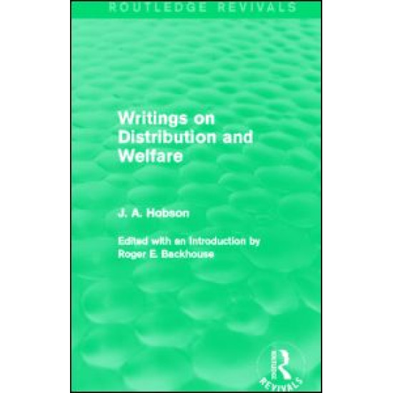 Writings on Distribution and Welfare (Routledge Revivals)