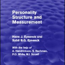 Personality Structure and Measurement Personality Structure and Measurement