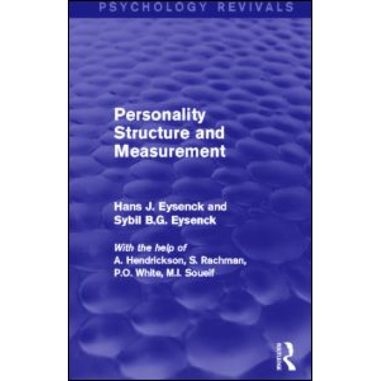 Personality Structure and Measurement
