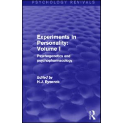 Experiments in Personality: Volume 1 (Psychology Revivals)