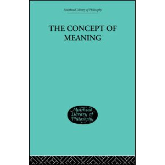The Concept of Meaning