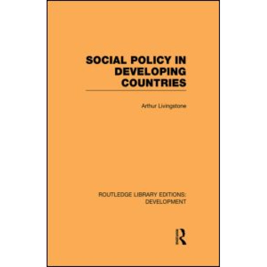 Social Policy in Developing Countries