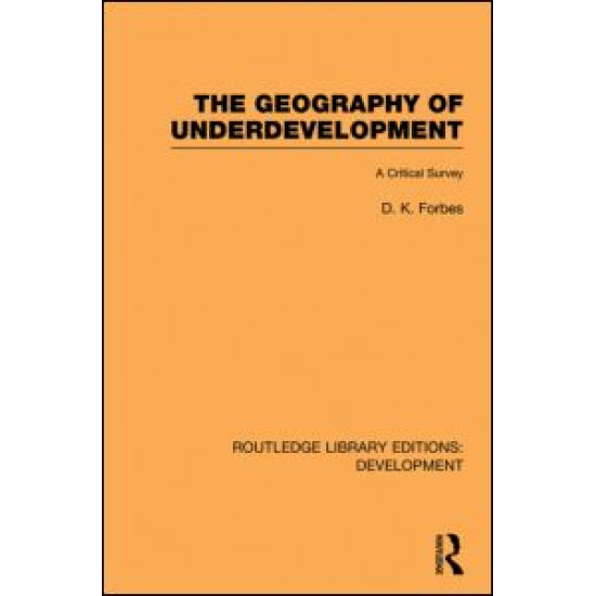 The Geography of Underdevelopment The Geography of Underdevelopment