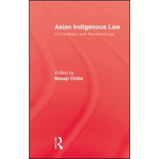 Asian Indigenous Law Asian Indigenous Law