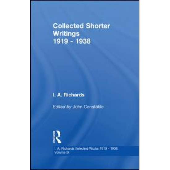 Collected Shorter Writings V9