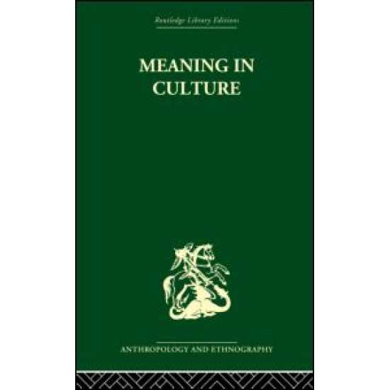 Meaning in Culture