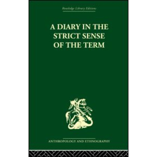 A Diary in the Strictest Sense of the Term A Diary in the Strictest Sense of the Term