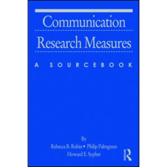 Communication Research Measures Communication Research Measures