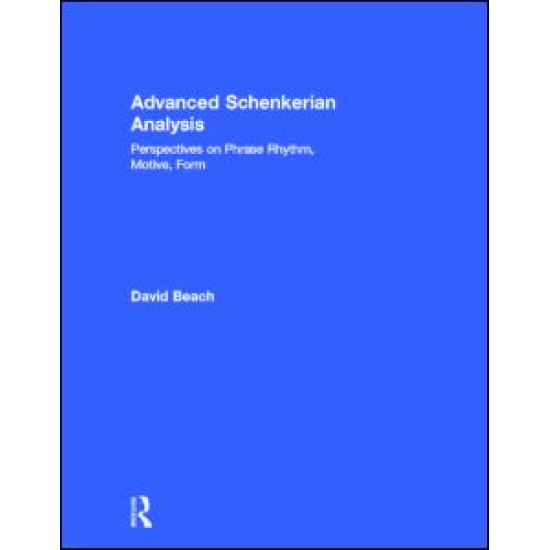 Advanced Schenkerian Analysis Advanced Schenkerian Analysis