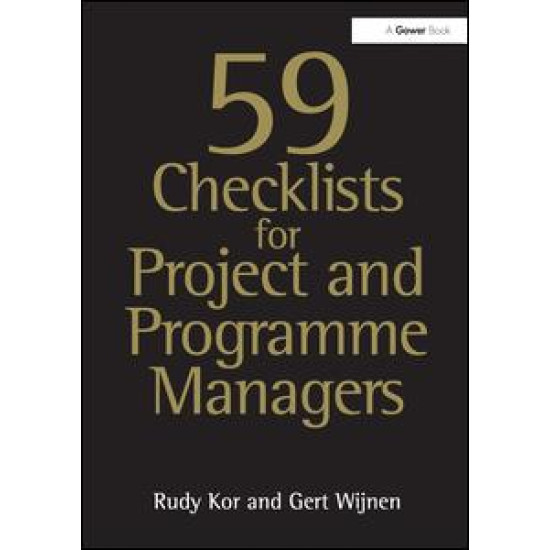 59 Checklists for Project and Programme Managers 59 Checklists for Project and Programme Managers