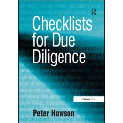 Checklists for Due Diligence Checklists for Due Diligence