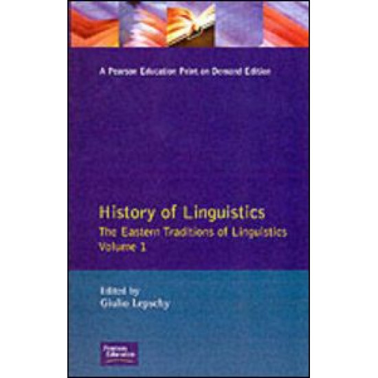 History of Linguistics Volume I