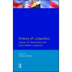 History of Linguistics Vol III