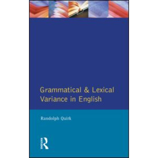 Grammatical and Lexical Variance in English