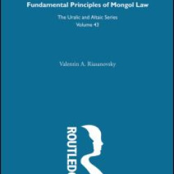 Fundamental Principles of Mongol Law
