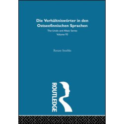 Die Verhaltnisworter in Den Ostseefinnischen Sprachen Die Verhaltnisworter in Den Ostseefinnischen Sprachen