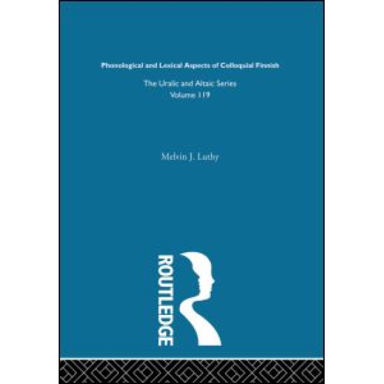 Phonological and Lexical Aspects of Colloquial Finnish