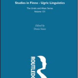 Studies in Finno-Ugric Linguistics