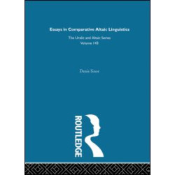 Essays in Comparative Altaic Linguistics Essays in Comparative Altaic Linguistics
