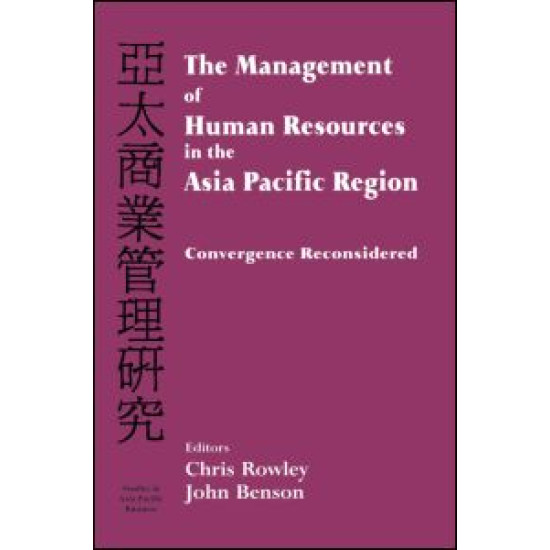The Management of Human Resources in the Asia Pacific Region