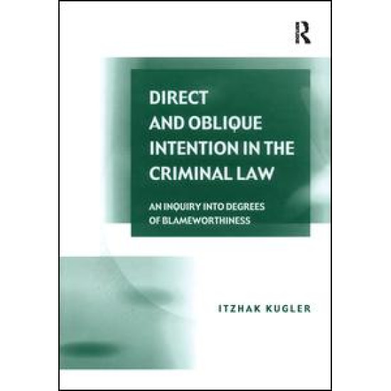 Direct and Oblique Intention in the Criminal Law