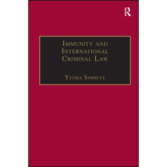 Immunity and International Criminal Law