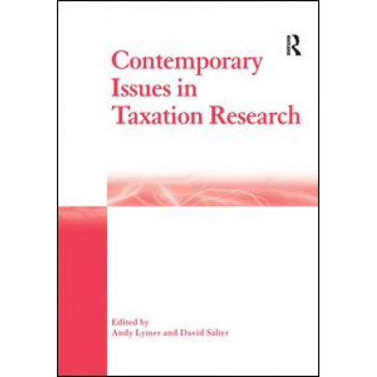 Contemporary Issues in Taxation Research Contemporary Issues in Taxation Research