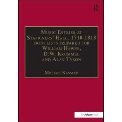Music Entries at Stationers' Hall, 1710–1818