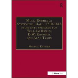 Music Entries at Stationers' Hall, 1710–1818