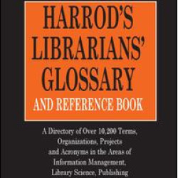 Harrod's Librarians' Glossary and Reference Book