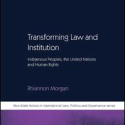 Transforming Law and Institution Transforming Law and Institution