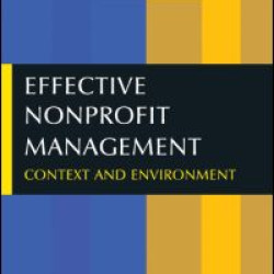 Effective Nonprofit Management Effective Nonprofit Management
