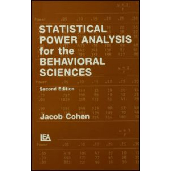 Statistical Power Analysis for the Behavioral Sciences