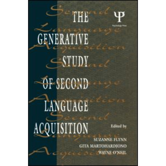 The Generative Study of Second Language Acquisition